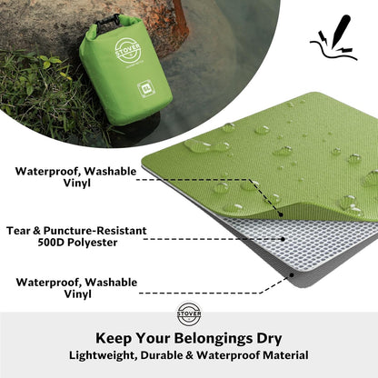 STOVER 5/10/25/30/40/55L Waterproof Backpack- Floating Dry Bag for Kayaking, Travel, Beach, Hiking, & Camping, Men/Women