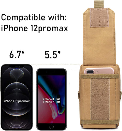 Tactical Molle EDC Pouch Cellphone Pouch Holder Utility Gadget Organizer Bag