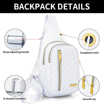 Small Sling Bag For Women Men Casual Crossbody Sling Backpack