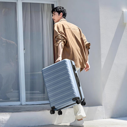 Carry on Luggage 22 X 14 X 9 Airline Approved, 20 Inch Luggage for 3-5 Days Travel, Double Spinner Wheels, 100% Hardshell PC, TSA Lock (03-Shadow (Basic), Set 2PCS (20-Inch/28-Inch))