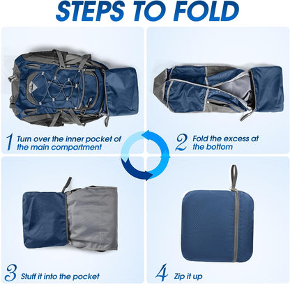 IGOLUMON Hiking Backpack 40L Packable Lightweight Camping Backpack Men Women Waterproof Hiking Daypack Outdoor Travel Daypack