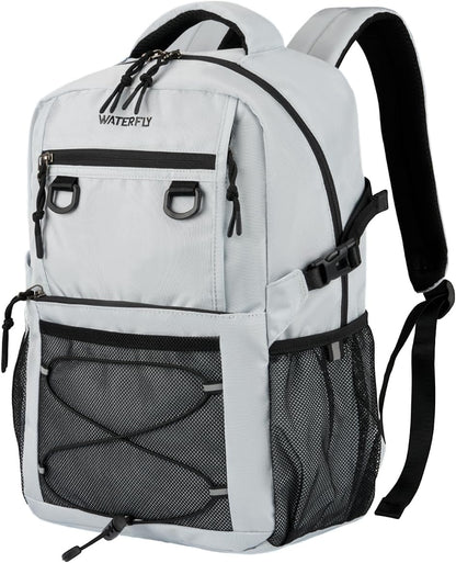 WATERFLY Travel Hiking Casual Backpack: 22L Lightweight Everyday Outdoor City Daypack College Bookbag for Woman Man