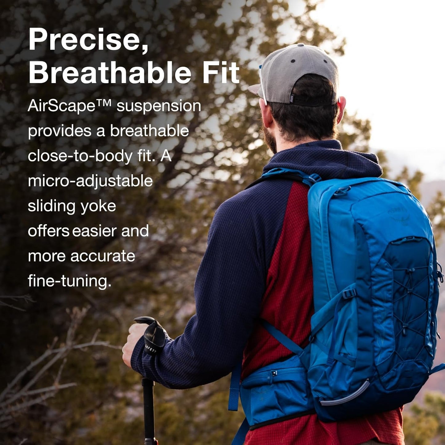 Osprey Talon 11L Men's Lightweight Hiking Backpack with Hipbelt, Frosty Mint Green/Night Shift