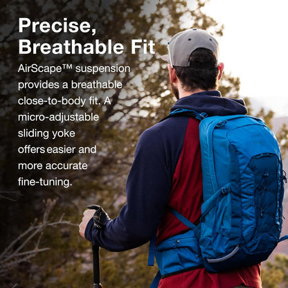 Osprey Talon 11L Men's Lightweight Hiking Backpack with Hipbelt, Frosty Mint Green/Night Shift