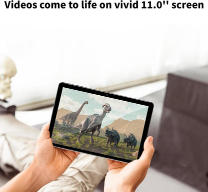 2025 Android 15 Tablet 11inch, Support Face Unlock, 18W Fast Charging, 12GB+128GB+1TB Expand, Octa-core CPU, 8000mAh Large Battery WiFi6, Touchscreen Display, Widevine L1 Tableta, 2in1 Tablet PC