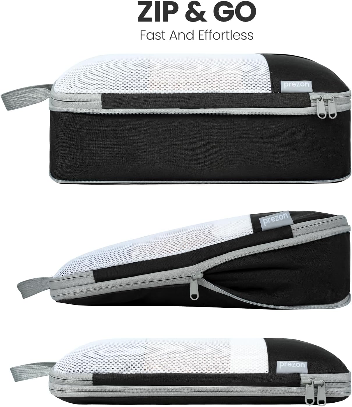 8 Set/6 Set/4 Set Compression Packing Cubes for Travel, Lightweight Vacation Travel Essentials, Travel Accessories for Suitcase Organizer Bags Set, Durable Luggage Organizer