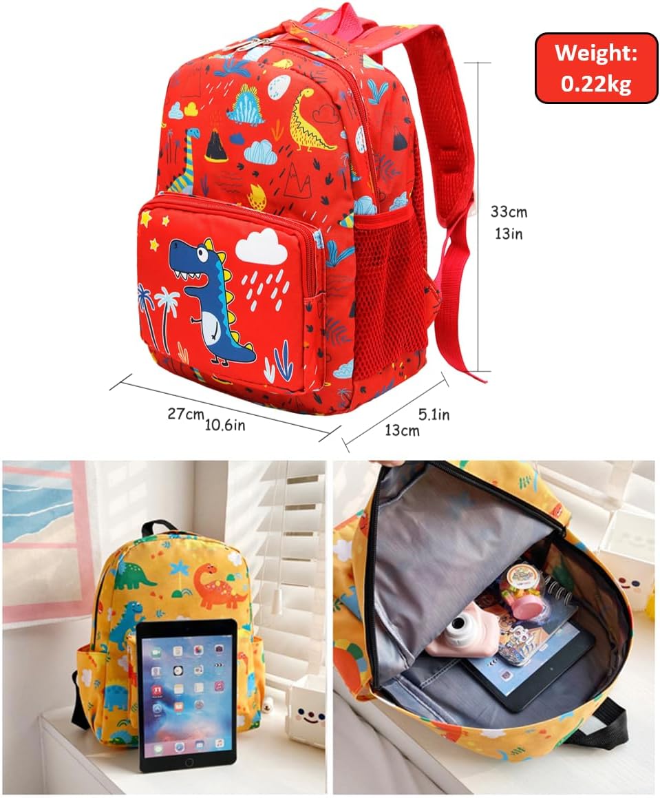 POWOFUN13 inch Kids Toddler Preschool Travel Backpack Cute Cartoon Backpack For Girls Boys Baby