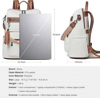 Shrrie 15.6 inch Laptop Backpack - Image 5