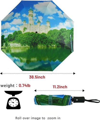 SY COMPACT Travel Umbrella Windproof Automatic Umbrellas Small Compact UV Sun Protection Factory Outlet Umbrella