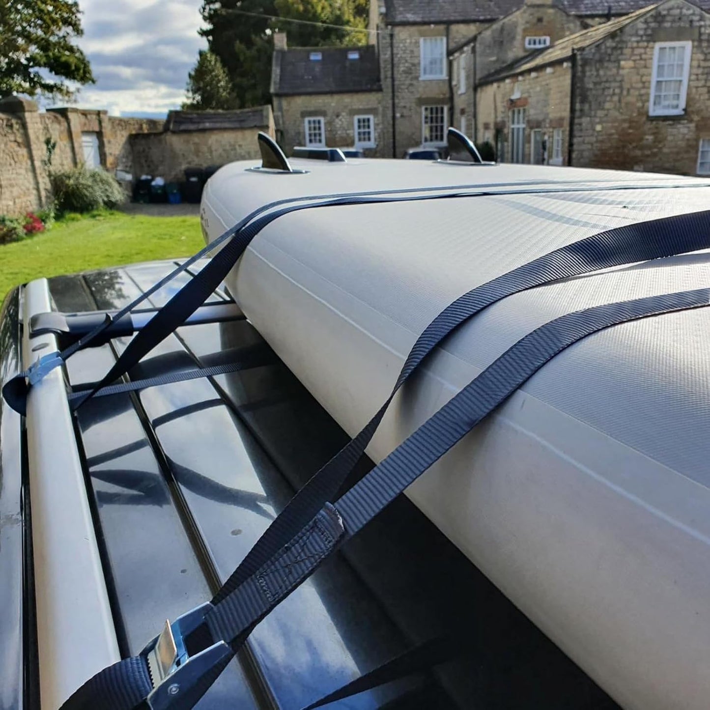 JOIKIT 15 Pack 6.5 Feet x 1 Inch Lashing Straps, Cam Buckle Tie Down Strap up to 660 Lbs for Kayak, Truck, Cargo, Car Roof Rack, Boat, Luggage