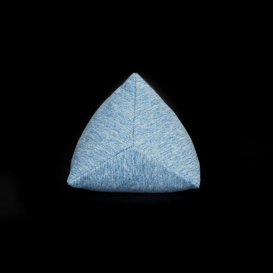 Buckwheat Neck Support Pillow Cervical Neck Cylinder Bolster Pillow,Buckwheat Hulls Adjustable Roll Pillow,Neck Pain Relief for Back and Side Sleepers Round Pillows for Lunch Break blue, 6*15 inch