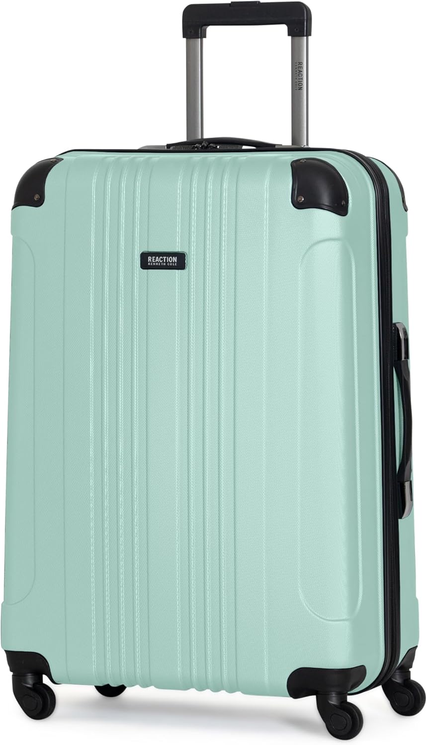 Kenneth Cole REACTION Out of Bounds, Mint Blue, 28-Inch Checked