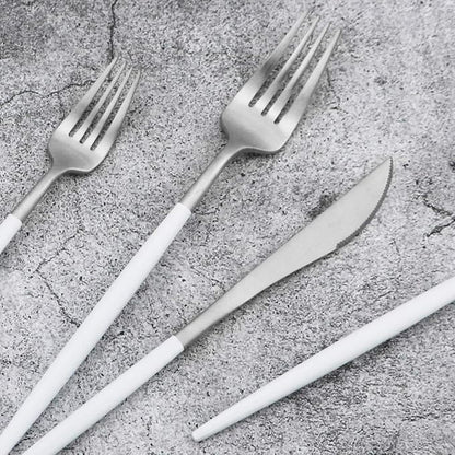 Gugrida 20-Piece 18/10 Stainless Steel Flatware Silverware, Luxury Dinnerware - Image 4