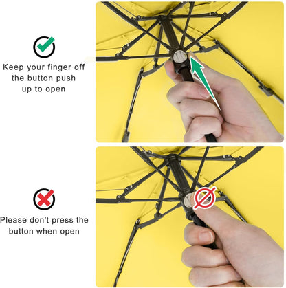 Mini Travel Umbrella - UPF 50+ Sun Protection Compact Manual Open Small Sun Umbrella
