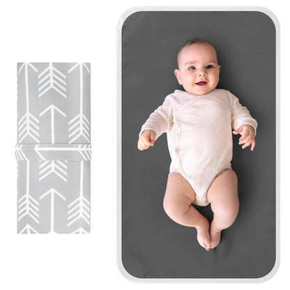 Accmor Portable Diaper Changing Pad, Waterproof Foldable Baby Changing Mat for Travel, Baby Essentials Shower Registry Gifts