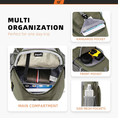 SKYSPER Sling Bag RFID Crossbody Sling Backpack Cross Body Shoulder Bag Travel Hiking Daypack for Women Men