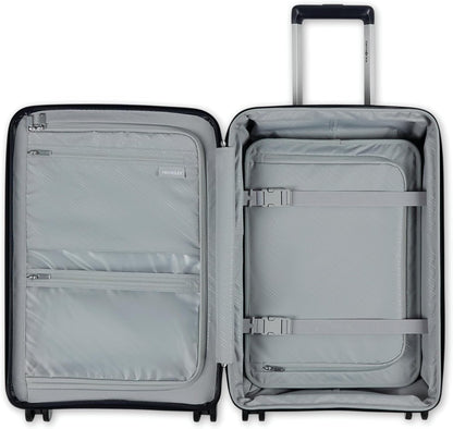 Samsonite Elevation Plus - Carry-On Hardside Luggage with QuickEntry™ Front Compartment - Scratch Resistant Polypropylene Shell, AirTag Holder, TSA Lock, Airline Approved - Midnight Blue