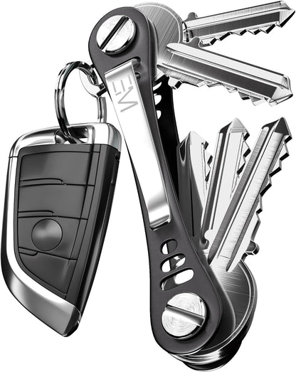EM Premium Products Compact Key Holder - Pocket Key Organizer - 14 Keys Key Bar