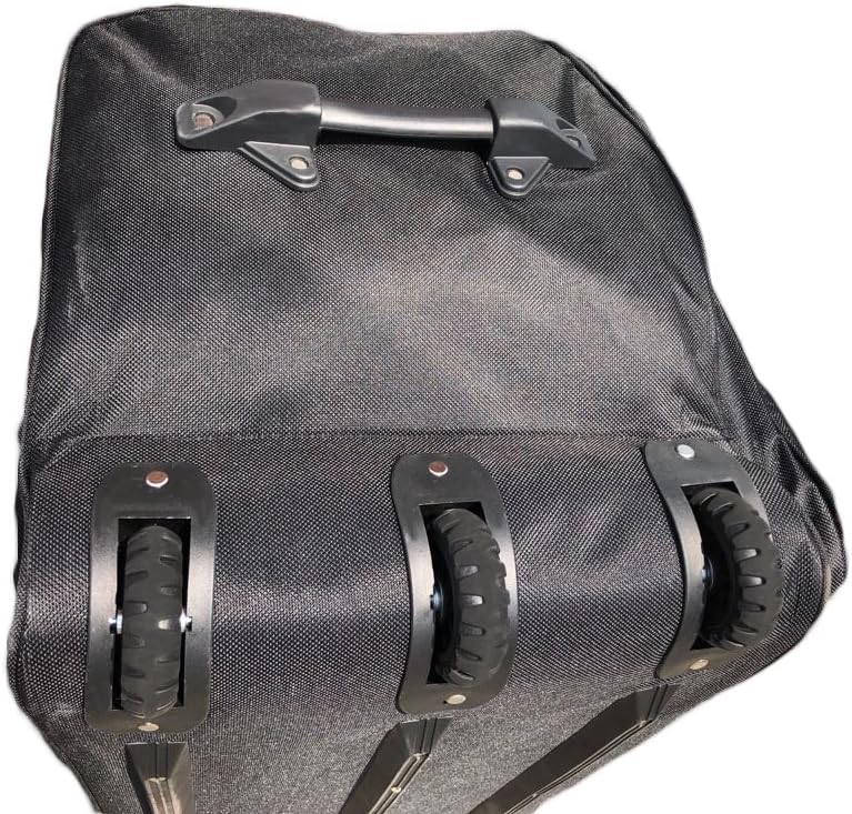 36-inch Rolling Duffle Bag with Wheels, Luggage Bag, Hockey Bag, XL Duffle Bag With Rollers, Heavy Duty Oversized Bag (Black)