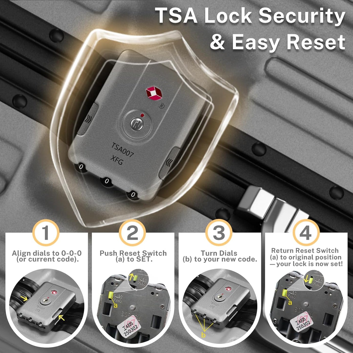 Krute Carry On Luggage 20 inch Aluminum Frame Suitcase with Spinner Wheels No Zipper PC+ABS Hardshell Luggages TSA Lock Zipperless Suitcases