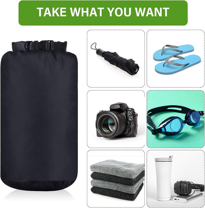 6 Pcs Waterproof Dry Bag Sack Lightweight Outdoor Dry Bags 35 L, 20 L, 15 L, 10 L, 5 L, 3 L Waterproof Boat Bag for Kayaking, Backpacking, Hiking, Camping Rafting(Bright Color)