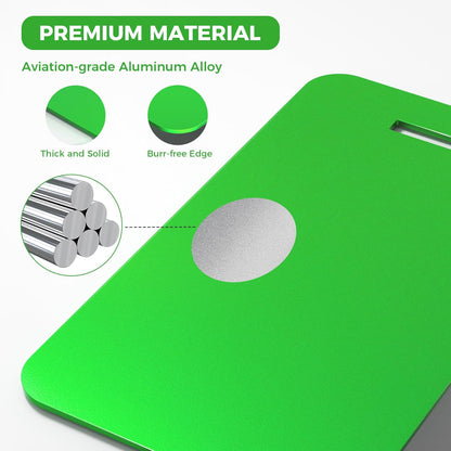 Personalized Luggage Tags, Custom Luggage Tags 4 Pack TSA Approved Double Sided Laser Engraving, Metal Luggage Tag for Suitcases with Stainless Loops, Name Tag for Bags, Backpacks (Green)