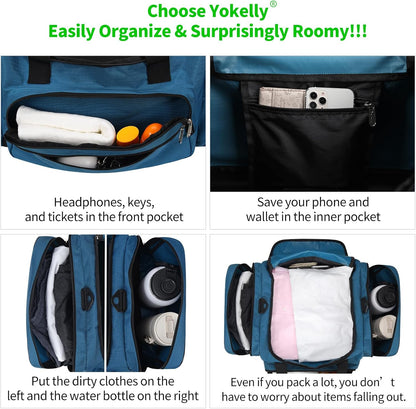 Sports Duffel Bag 20 inch for Travel Gym - Royal Blue