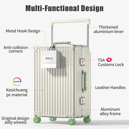 Aluminium Frame Carry on Luggage - Image 2