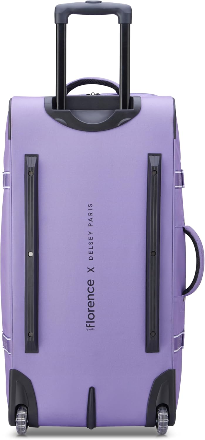 florence by mills Women's Two Wheel Rolling Travel Duffle Bag