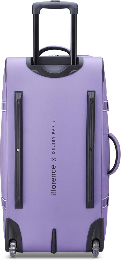 florence by mills Women's Two Wheel Rolling Travel Duffle Bag