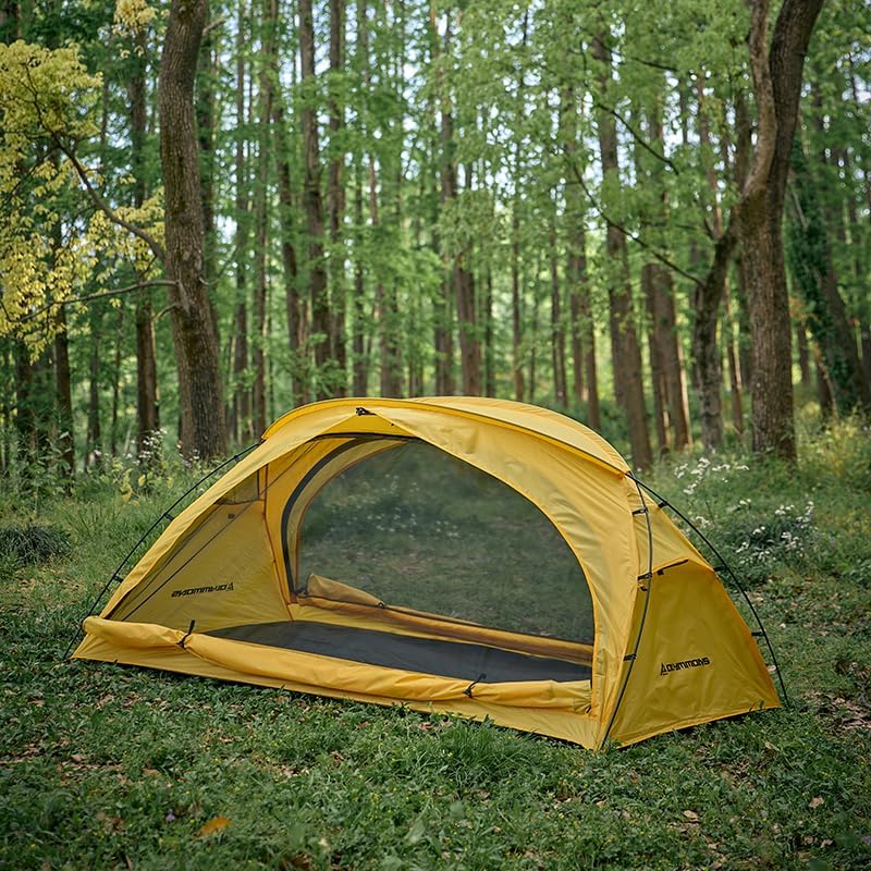 Camping Tent 1 to 2 Person, Backpacking Tent Waterproof & Windproof, Ultralight Instant Tent for Camping, Hiking, Outdoor,Lightweight for Adults Kids Scouts Easy Setup