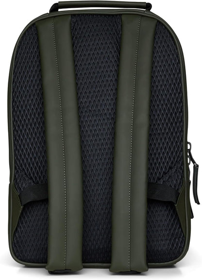 RAINS Large Book Daypack, Backpack, Laptop Bag, Waterproof, 2 Year Warranty, Green