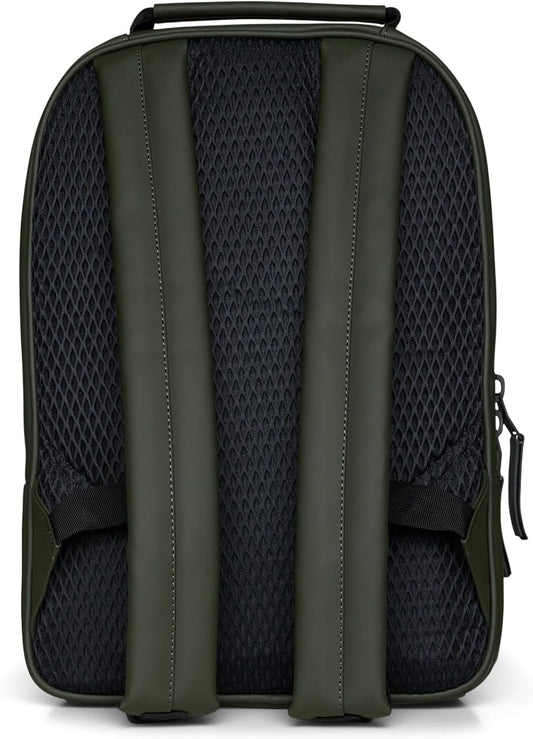RAINS Large Book Daypack, Backpack, Laptop Bag, Waterproof, 2 Year Warranty, Green