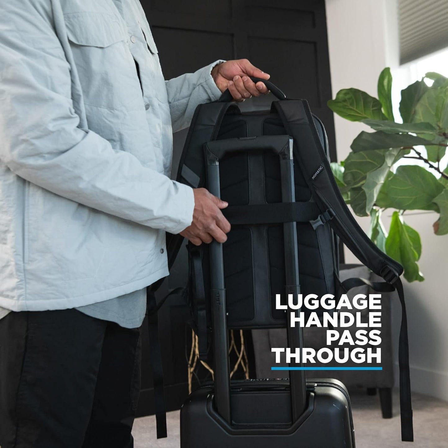 NOMATIC 14L Backpack- Carry On Backpack and Water Resistant Laptop Bag - Carry On or Business Backpack for Men and Women (Black)