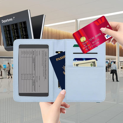 ZOPPEN Passport Holder Wallet, Passport Cover Travel Wallet Women Travel Essentials Accessories Document Organizer Travel Must Haves Rfid Blocking Cover Case for Women and Men, Lavender