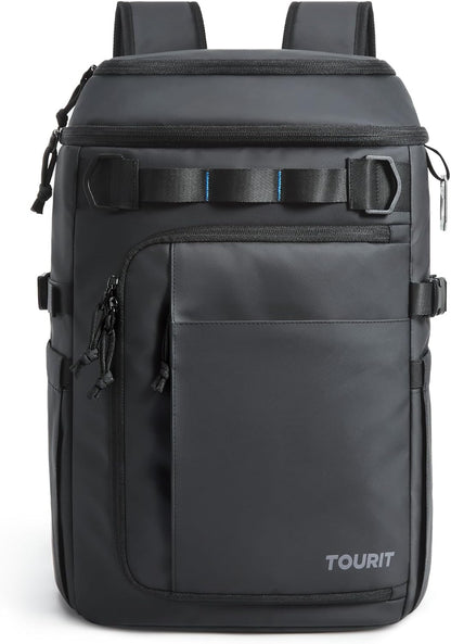 TOURIT 38 Cans Backpack Cooler: Leak Proof Waterproof 2 Insulated Compartments Soft Cooler Bag Beach Travel Camping Picnic