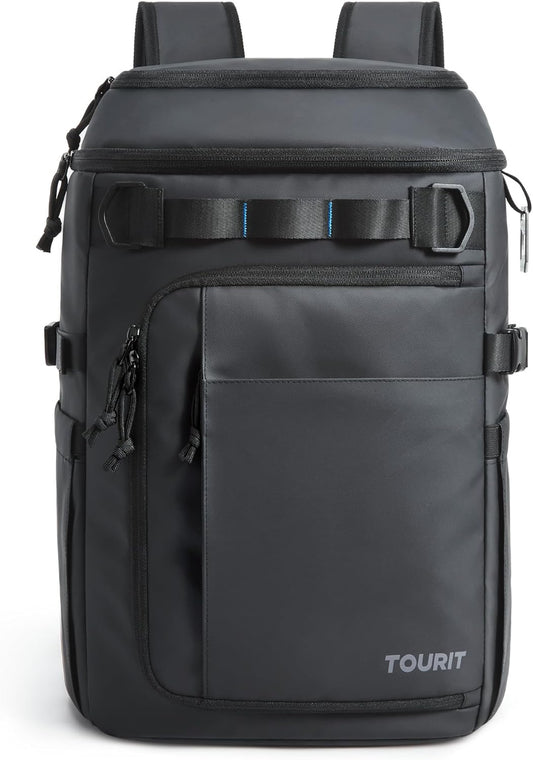 TOURIT 38 Cans Backpack Cooler: Leak Proof Waterproof 2 Insulated Compartments Soft Cooler Bag Beach Travel Camping Picnic