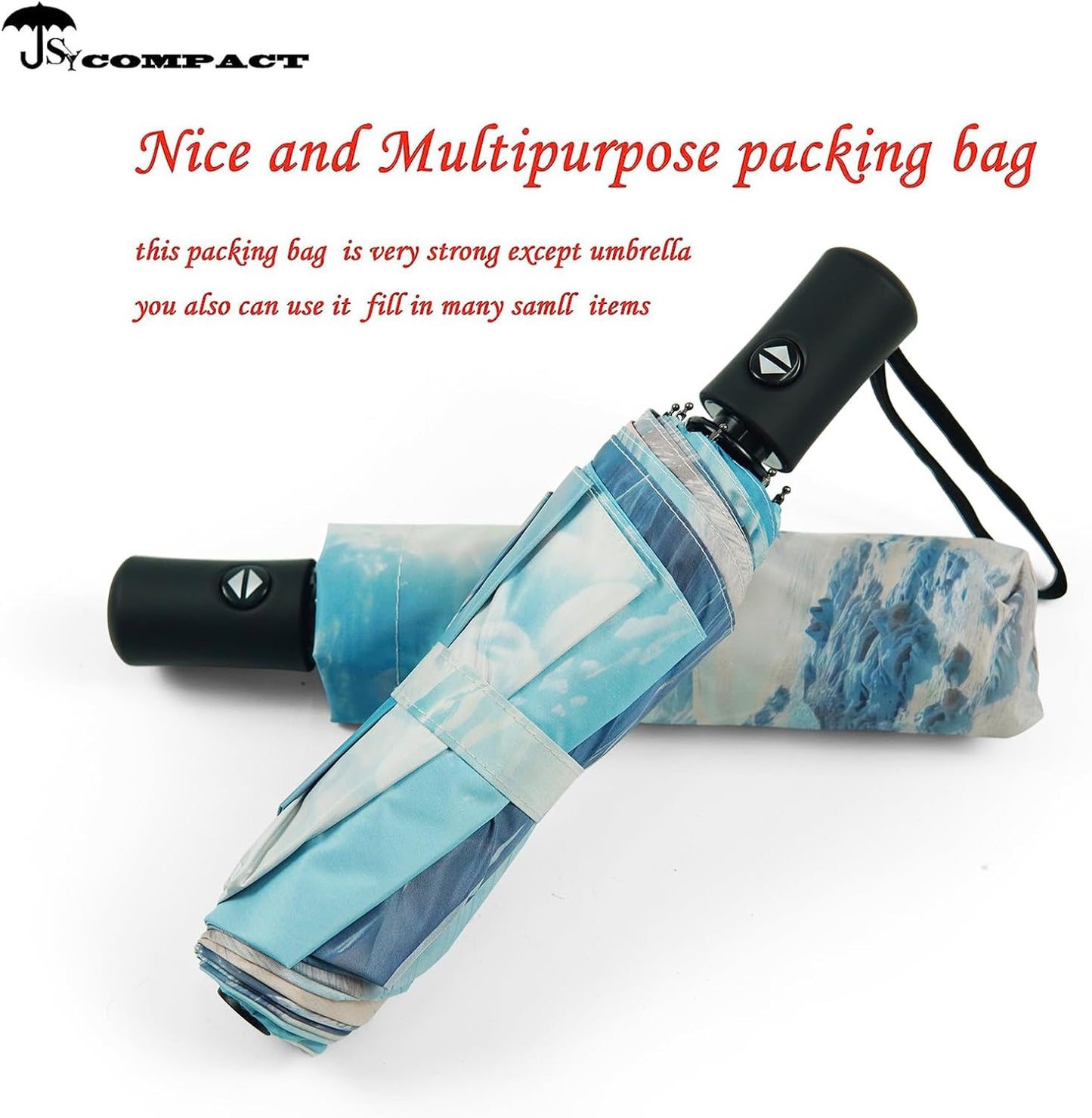 SY COMPACT Travel Umbrella Windproof Automatic Umbrellas Small Compact UV Sun Protection Factory Outlet Umbrella