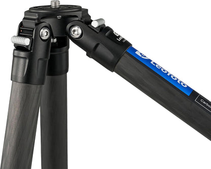Leofoto Professional Camera Tripod, 63.4" Compact Carbon Fiber Tripod for DSLR Video Camcorder, 3 Leg Sections, 360° Ball Head, Max Load 20KG/44Lb (LS-323CX+LH-40)