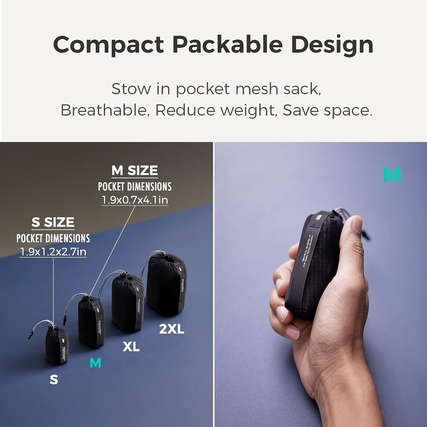 Ultralight Quick Dry Towel - Medium&Small 2 Pack Microfiber Towels with Compact Packable Pocket for Lightweight Backpacking Travel, Beach, Gym, Camping & Hiking(Grey, M&S 2 Set)