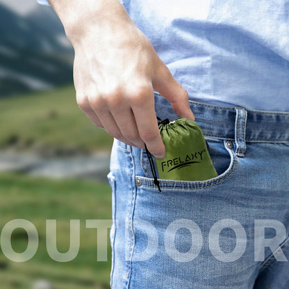 Frelaxy Pocket Picnic Blanket, Waterproof Sandproof Beach Mat, Compact Camping Tarp for Festivals, Hiking, Travel, Outdoor Recreation