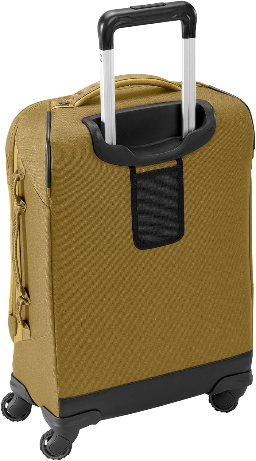 eagle creek Expanse 4-Wheel 21.5" International Carry-On Luggage - Rolling Four-Wheel Carry-On Luggage for Easy Travel - Lockable Zippers - Expandable Main Compartment - Telescoping Handles -Gold