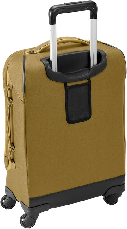 eagle creek Expanse 4-Wheel 21.5" International Carry-On Luggage - Rolling Four-Wheel Carry-On Luggage for Easy Travel - Lockable Zippers - Expandable Main Compartment - Telescoping Handles -Gold