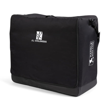 J.L. Childress Universal Stroller Travel Bag for Airplane - Fits Most Baby Strollers, Flying Essentials, Airport Accessories for Gate or Luggage Check, ID Card, AirTag Compatible - Medium, Padded