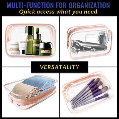 16 Pieces Clear Makeup Bags Bulk, TSA Approved Toiletry Bag - Image 5