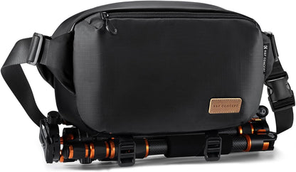 K&F Concept 2 in 1 Sling Bag Everyday Shoulder Bag & Multifunction Photography Crossbody Camera DSLR Backpack Portable Bag