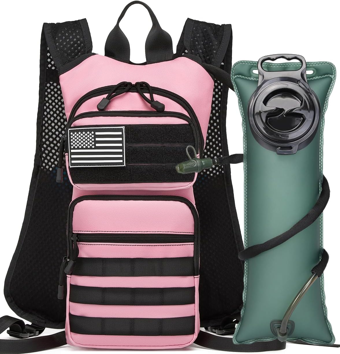 ATBP Insulated Hydration Pack Hiking Water Backpack Running Vest with 3L TPU Bladder Bag for Marathon Cycling Men