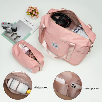 LONG VACATION 6 Piece ABS+PC Hardshell Luggage Set with Spinner Wheels, Lightweight suitcase set with TSA Lock & YKK Zipper