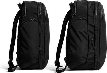 Bellroy Transit Travel Pack Pro (30–38 liter carry-on travel backpack, with laptop sleeve, RFID protection and zip bottle pocket) - Black