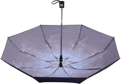 Goothdurs Automatic Mini Travel Windproof Umbrella Compact Auto Open/Close Small Lightweight Folding Rain Umbrellas for Women Men